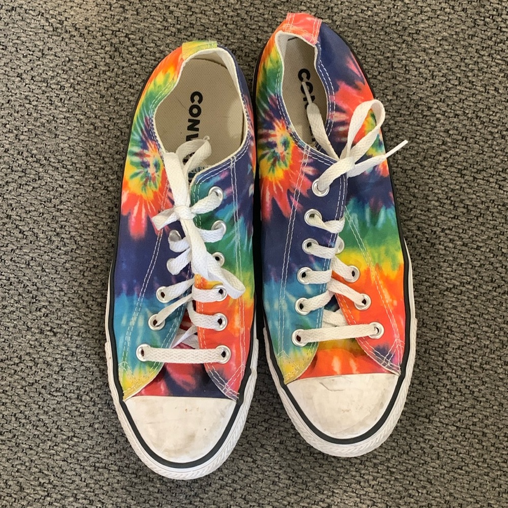 Converse all star tie dye size 9
